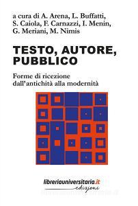 Ebook Testo, autore, pubblico edito da libreriauniversitaria.it