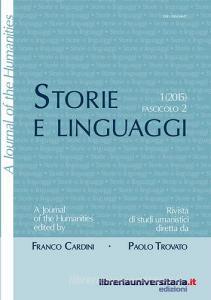 Storie e linguaggi. Rivista di studi umanistici (2015) vol. 2.pdf