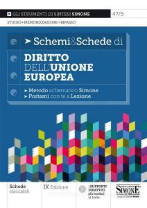 Ebook Schemi e Schede di Diritto dell'Unione europea di Redazioni Edizioni Simone edito da Edizioni Simone