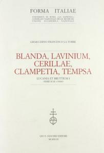 Blanda, Lavinium, Cerillae, Clampetia, Tempsa. Lucania et Bruttium I.pdf