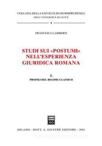 Studi sui «Postumi» nellesperienza giuridica romana vol.2.pdf