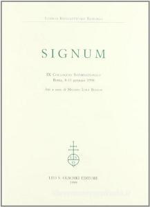 Signum. Atti del 9º Colloquio internazionale (Roma, 18-20 gennaio 1998).pdf