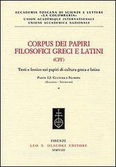 Corpus dei papiri filosofici greci e latini. Testi e lessico nei papiri di cultura greca e latina vol.1.2.pdf