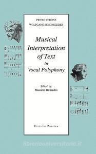 Musical interpretation of text in vocal polyphony. Ediz. inglese e spagnola. Testo latino a fronte.pdf