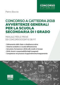 Concorso a cattedra 2018. Avvertenze generali per la scuola secondaria di I grado. Manuale per le prove dei concorsi docenti e dei FIT.pdf
