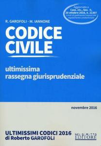 Codice civile. Ultimissima rassegna giurisprudenziale. Novembre 2016.pdf