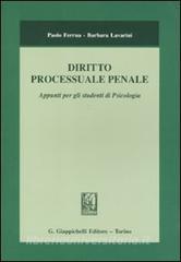Diritto processuale penale. Appunti per gli studenti di psicologia.pdf