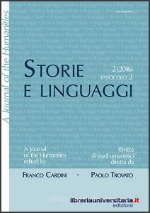 Storie e linguaggi. Rivista di studi umanistici (2016) vol. 2.pdf