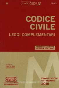 Codice civile. Leggi complementari. Con Contenuto digitale per download e accesso on line. Con Contenuto digitale per download e accesso on line.pdf