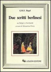 Due scritti berlinesi su Solger e Humboldt.pdf