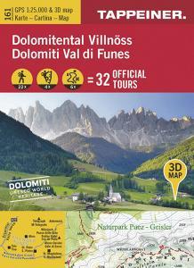 Dolomiti Val di Funes. Cartina topografica. Carta panoramica 3D.pdf