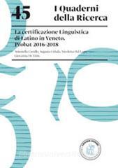 La certificazione linguistica di latino in Veneto. PROBAT 2016-2018.pdf