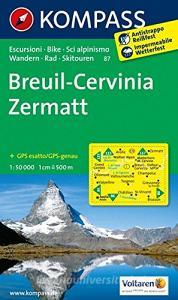 Carta escursionistica n. 87. Svizzera, Alpi occidentali. Breuil, Cervinia, Zermatt 1:50.000.pdf