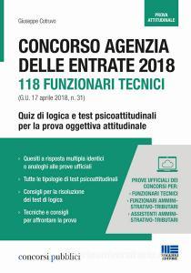 Concorso Agenzia delle Entrate 2018. 118 funzionari tecnici (G.U. n. 31 del 17 aprile 2018). Quiz di logica e test psicoattitudinali per prova oggettiva attitudinale.pdf