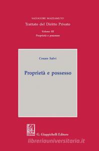 Ebook Proprietà e possesso - e-Book di Cesare Salvi edito da Giappichelli Editore