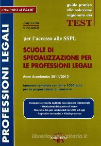 SSPL. Scuole di specializzazione per le professioni legali. 2011.pdf