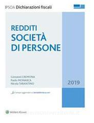 Ebook Redditi società di persone 2019 di G. CremonaP.MonarcaN. Tarantino edito da Ipsoa