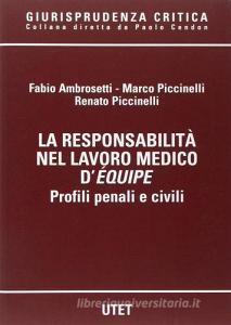 La responsabilità nel lavoro medico déquipe. Profili penali e civili.pdf