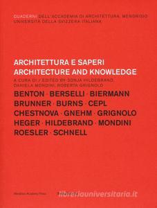 Architettura e saperi-Architecture and knowledge.pdf