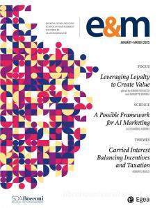 Ebook Economics & Management 1/2025 di AA.VV. edito da Egea