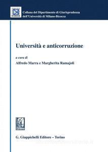 Ebook Università e anticorruzione - e-Book di Margherita Ramajoli, Alfredo Marra edito da Giappichelli Editore