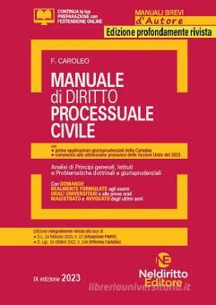 Manuale Di Diritto Processuale Civile Di Paolo Spaziani, Franco Caroleo ...