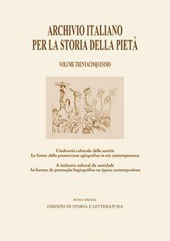 Archivio italiano per la storia della piet vol.35