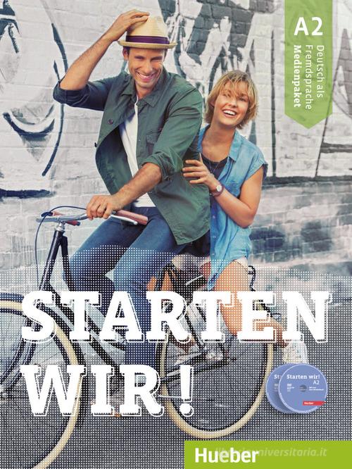 Starten wir! Deutsch als Fremdsprache. A2, Medienpaket. 3 Audio-CDs zum Kursbuch, 1 Audio-CD zum Arbeitsbuch und 1 MP3-CD mit Audiotracks vom Kurs- und Arbeitsbuch. di Rolf Brüseke, Sinem Scheuerer edito da Hueber