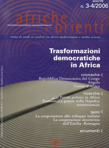 Afriche e Orienti (2006) vol.3 edito da Aiep