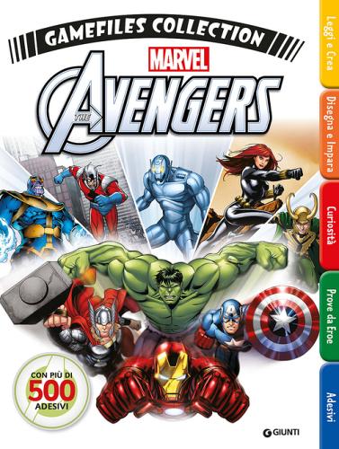 The Avengers. Gamesfiles collection. Con adesivi edito da Marvel Libri