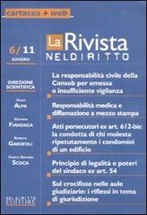 La rivista di Neldiritto (2011) vol.6 edito da Neldiritto.it