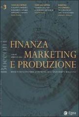 Finanza marketing e produzione (2002) vol.3 edito da EGEA