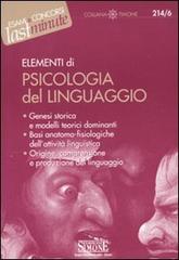 Elementi di psicologia del linguaggio edito da Edizioni Giuridiche Simone