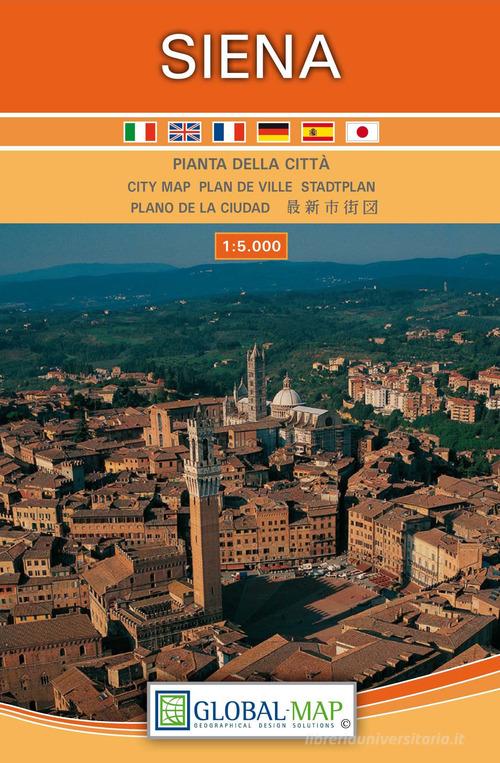 Siena. Pianta della città. 1:5000 edito da Global Map