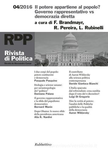 Rivista di politica (2016) vol.4 edito da Rubbettino