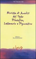 MeQRiMa (2004) vol.7 di Rita Mascialino edito da CLEUP