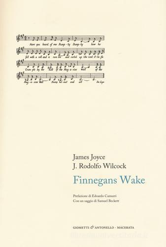 Finnegans Wake. Testo inglese a fronte di James Joyce, J. Rodolfo Wilcock edito da Giometti & Antonello