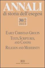 Annali di storia dell'esegesi (2013) vol.30.2 edito da EDB