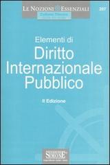 Elementi di diritto internazionale pubblico edito da Edizioni Giuridiche Simone
