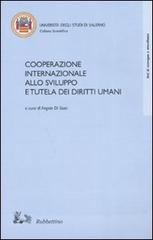 Cooperazione internazionale allo sviluppo e tutela dei diritti umani edito da Rubbettino