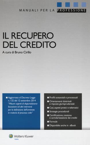 Il recupero del credito edito da CEDAM