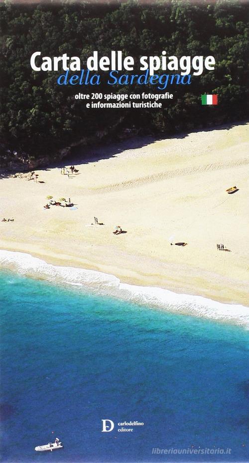 Carta delle spiagge della Sardegna edito da Carlo Delfino Editore