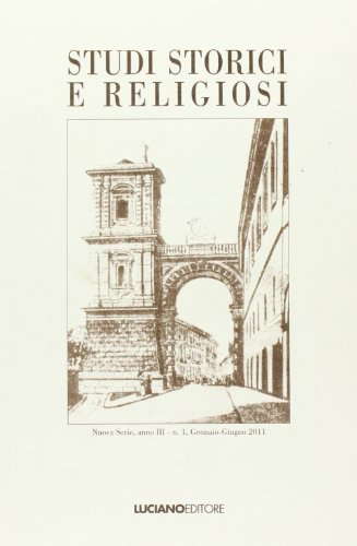 Studi storici e religiosi vol.1 edito da Luciano