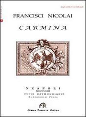 Carmina di Francesco Nicolai edito da FPE-Franco Pancallo Editore