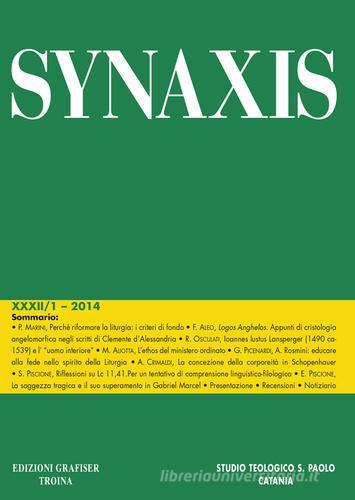 Synaxis (2014) vol.32 edito da Grafiser
