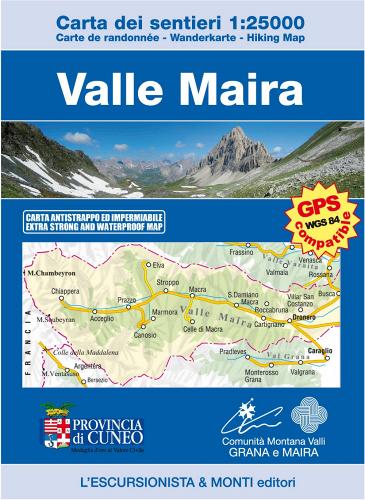 Valle Maira 1:25.000. Mappa escursionistica edito da L'Escursionista