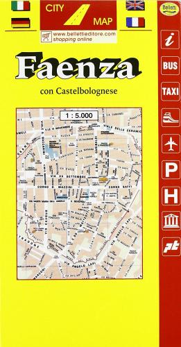 Faenza. Castelbolognese 1:5.000 edito da Belletti