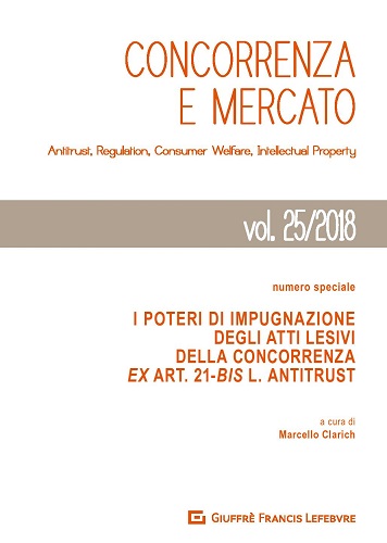 Concorrenza e mercato. Antitrust, regulation, consumer welfare, intellectual property (2018) edito da Giuffrè