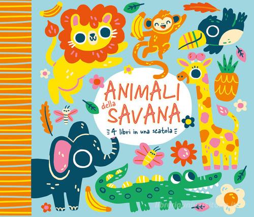 Animali della savana. 4 libri in una scatola. Ediz. a colori di Lizzy Doyle edito da Emme Edizioni