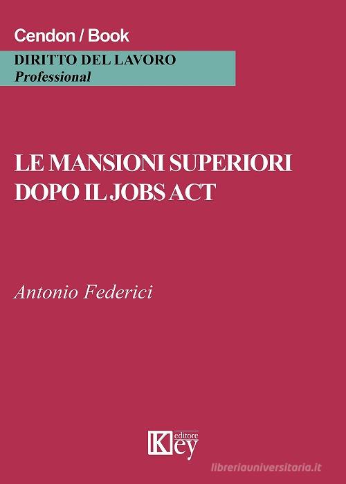 Le mansioni superiori dopo il jobs act di Antonio Federici edito da Key Editore